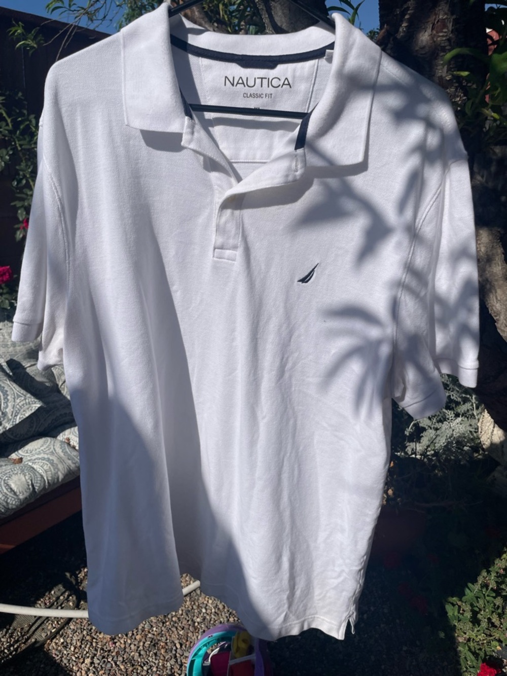 Nautica Men’s Classic Fit White Polo Shirt